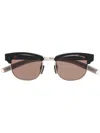 Dita Eyewear Lsa-410 Square-frame Sunglasses In Schwarz