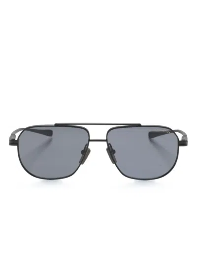 Dita Eyewear Lsa-417 Navigator-frame Sunglasses In Black