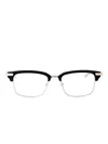 Dita Eyewear Lsa-439 Rectangle Glasses In Metallic