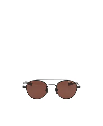 Dita Eyewear Lsa-103 Round Frame Sunglasses In Black