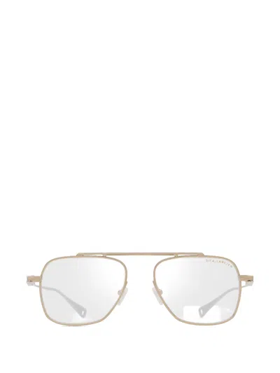 Dita Eyewear Lsa-140 Geometric-frame Glasses In Gold