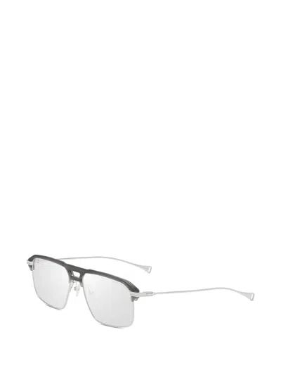Dita Eyewear Lsa-450 Rectangle-frame Glasses In Grey