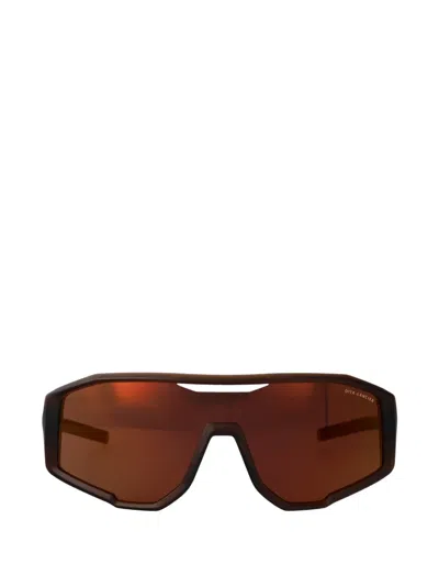 Dita Eyewear Lsa-718 Geometric-frame Sunglasses In Brown