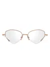Dita Eyewear Lunari Glasses In Gold