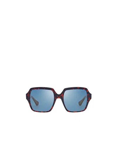 Dita Eyewear Luzpa Hexagon Frame Sunglasses In Blue