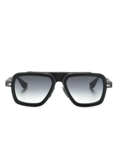 Dita Eyewear Lxn-evo Pilot-frame Sunglasses In Black