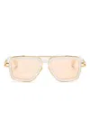 Dita Eyewear Lxn-evo Sunglasses In 白色