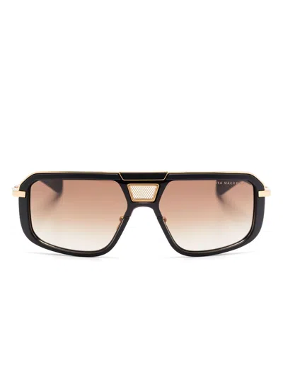 Dita Eyewear Mach-eight Sunglasses In Black