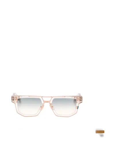 Dita Eyewear Mach Nine Geometric-frame Sunglasses In Pink