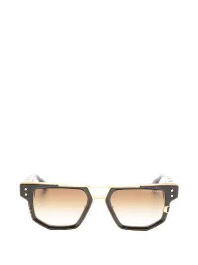 Dita Eyewear Mach Nine Pilot-frame Sunglasses In Black