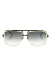 Dita Eyewear Mach-one Pilot-frame Sunglasses In Black
