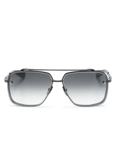 Dita Eyewear Mach Six Pilot-frame Sunglasses In Black