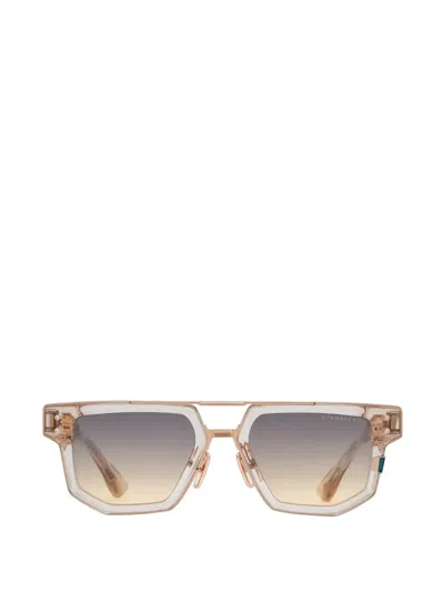Dita Eyewear Mach-nine Geometric-frame Sunglasses In Brown