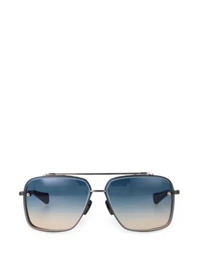 Dita Eyewear Mach-six Square-frame Sunglasses In Grau