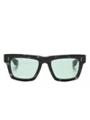Dita Eyewear Mastix Square-frame Sunglasses In Schwarz