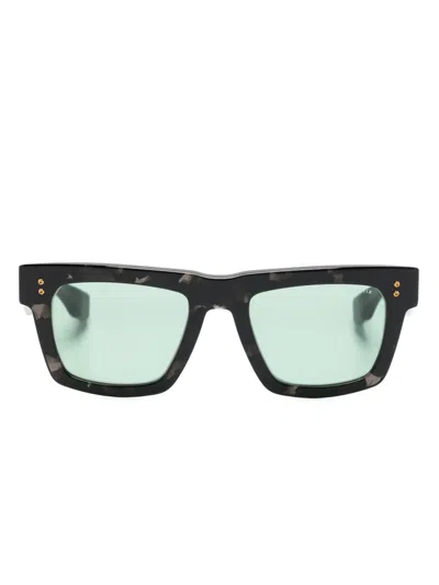 Dita Eyewear Mastix Square-frame Sunglasses In Schwarz