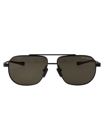 Dita Eyewear Matte Metal Sunglasses In Brown