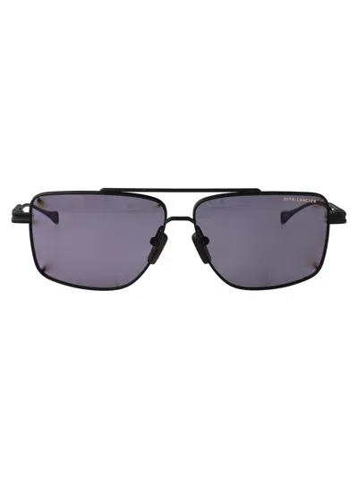 Dita Eyewear Matte Metal Sunglasses In Blue