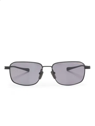 Dita Eyewear Matte Square-frame Sunglasses In Black