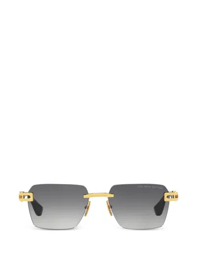 Dita Eyewear Meta-evo One Geometric-frame Sunglasses In Gold