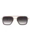 Dita Eyewear Metallic Grey Sunglasses In Gold
