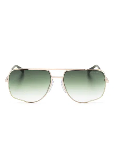 Dita Eyewear Midnight Special Sunglasses In Gold