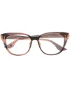 Dita Eyewear Monochromatic-ombré-effect Glasses In Braun