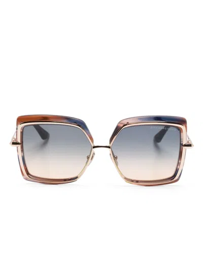Dita Eyewear Narcissus Oversized-frame Sunglasses In Pink