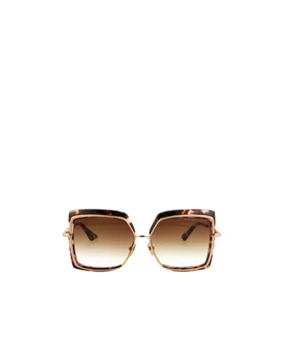 Dita Eyewear Narcissus Square Frame Sunglasses In Brown