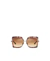 Dita Eyewear Narcissus Square Frame Sunglasses In Nude