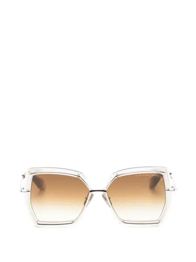 Dita Eyewear Narcissus Two Geometric Sunglasses In Neutral