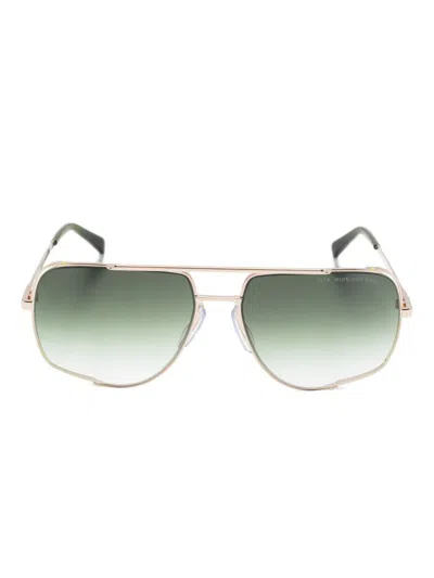 Dita Eyewear Navigator-frame Sunglasses In White