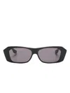 Dita Eyewear Noxya Rectangle-frame Sunglasses In Schwarz