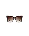 Dita Eyewear Oversized Square Frame Sunglasses In Black