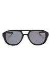 Dita Eyewear Pilotenbrille Mit Logo In Schwarz
