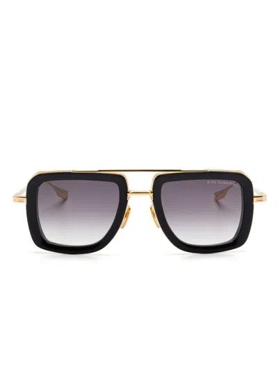 Dita Eyewear Pilot-frame Sunglasses In Black