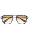 Dita Eyewear Pilot-frame Sunglasses In Blau