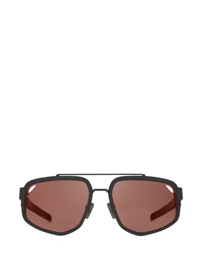 Dita Eyewear Pilot Frame Sunglasses In Brown
