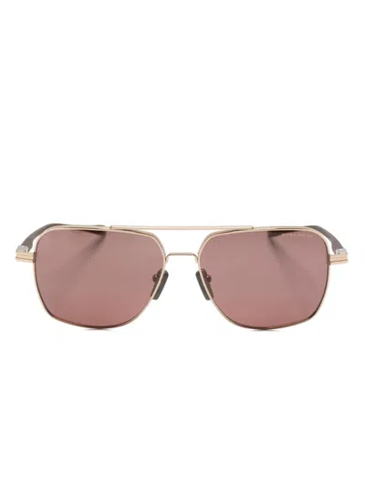 Dita Eyewear Pilot-frame Sunglasses In Brown