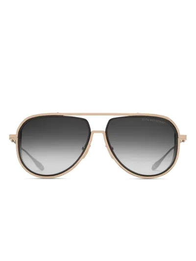 Dita Eyewear Pilot-frame Sunglasses In Gold