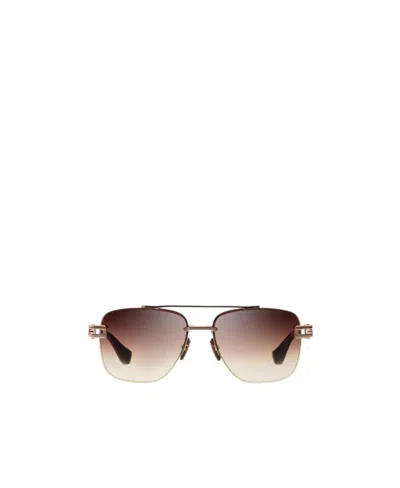 Dita Eyewear Pilot Sunglasses In Nude