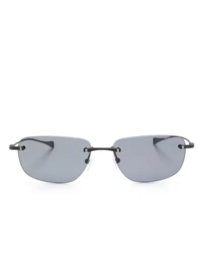 Dita Eyewear Rectangle-frame Sunglasses In Black