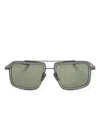 Dita Eyewear Rectangle-frame Sunglasses In Grey