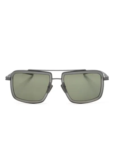 Dita Eyewear Rectangle-frame Sunglasses In Grey