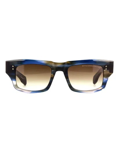 Dita Eyewear Rectangular Frame Sunglasses In Brown