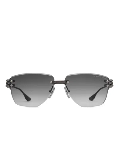 Dita Eyewear Rimless Geometric-frame Sunglasses In Gray
