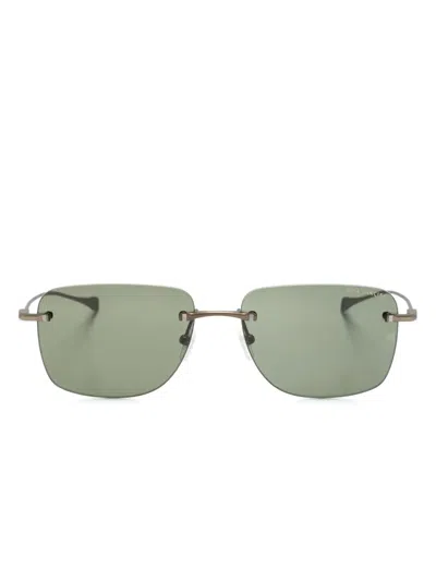 Dita Eyewear Rimless Square-frame Sunglasses In Grey
