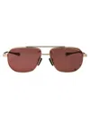 Dita Eyewear Sand - Copperhead Brown Metal Sunglasses In Brown