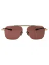 Dita Eyewear Sand - Copperhead Brown Metal Sunglasses In Brown