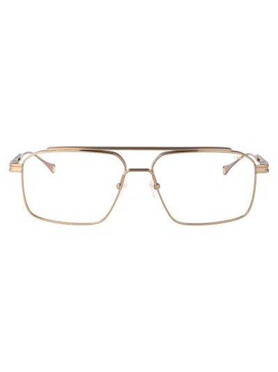 Dita Eyewear Sand Metal Glasses In Gold